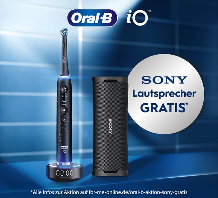 Oral-B iO9 oder iO10 kaufen und gratis Sony Lautsprecher erhalten