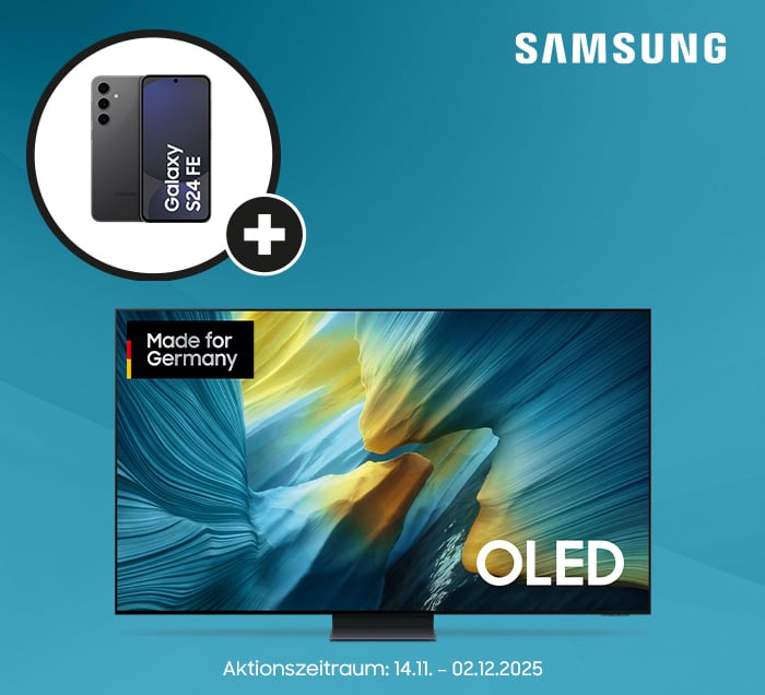Jetzt Samsung Aktions-TV kaufen und Galaxy S24 FE sichern!*