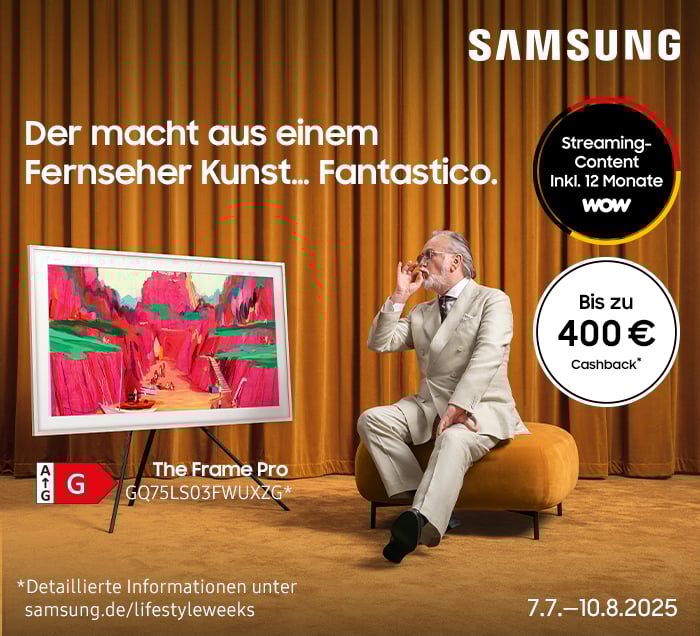 SAMSUNG bis zu 400 € Cashback!