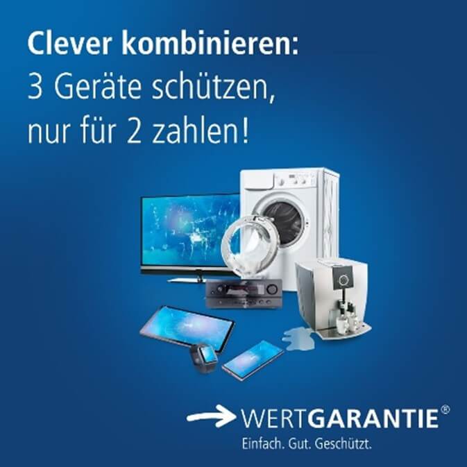 Wertgarantie 3 für 2