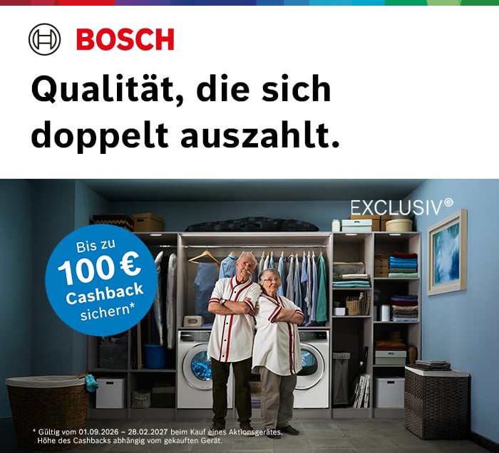 Bosch EXCLUSIV Qualität Cashback