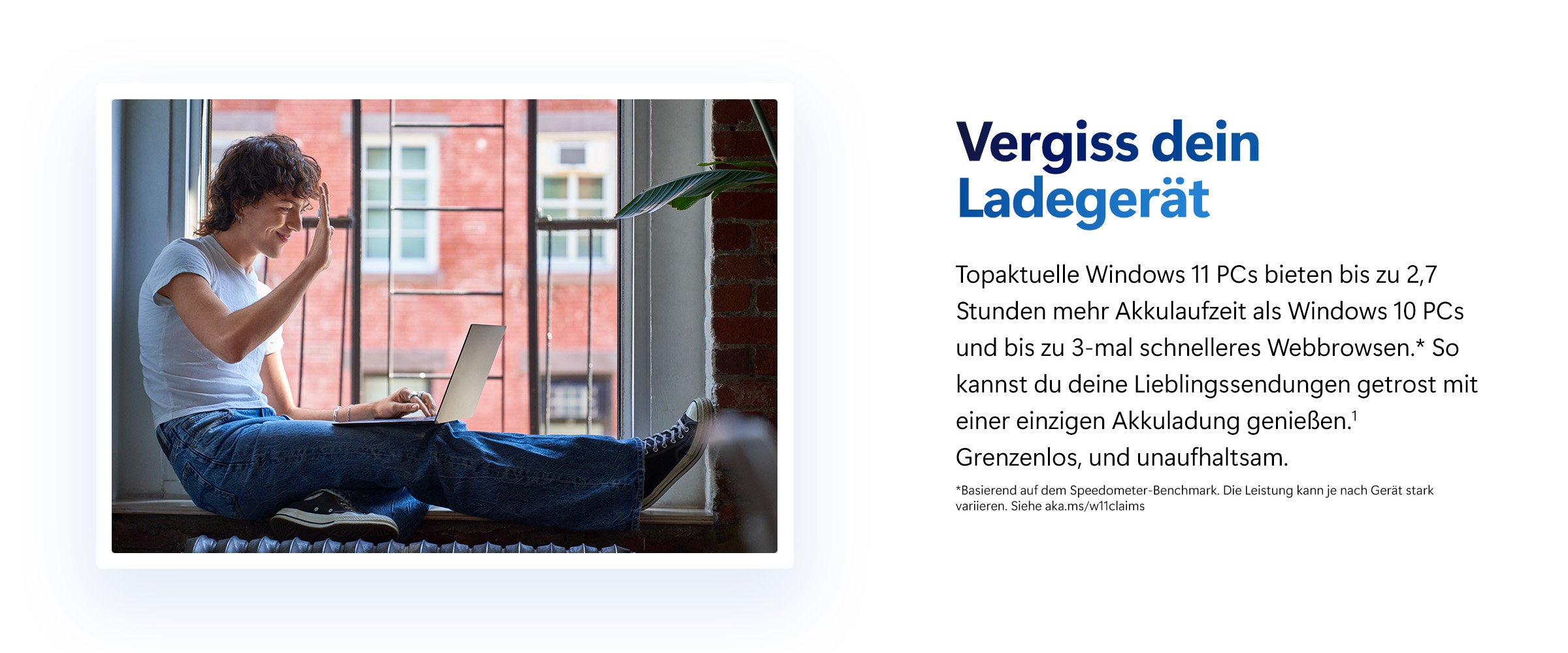 Windows 11 PC mit längerer Akkulaufzeit