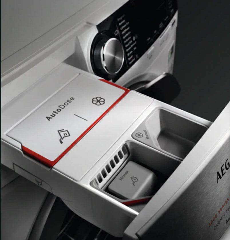 Nachhaltige Wäschepflege: Dosiert automatisch, spart Waschmittel