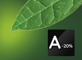 Energieeffizienzklasse A-20%: Energieeffizienzklasse A-20%: