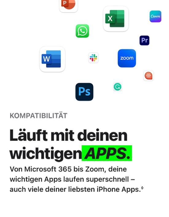 Läuft mit deinen wichtigen Apps