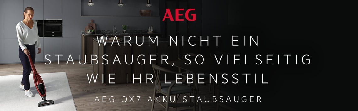 AEG QX7 Akku-Staubsauger | Warum nicht ein Staubsauger, so vielseitig wie Ihr Lebensstil