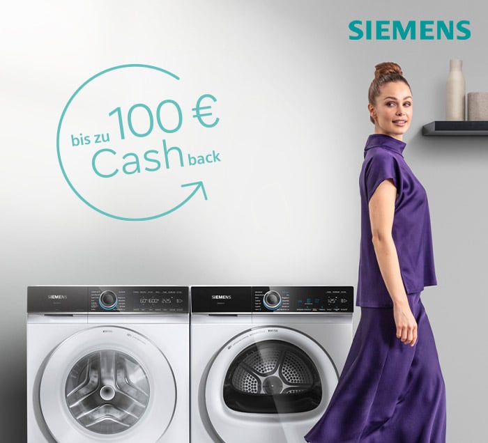 Siemens Aktionsgerät kaufen und bis zu 100 € Cashback sichern