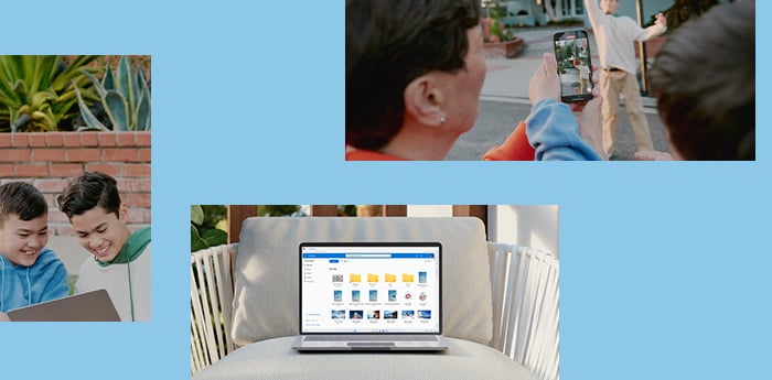 Microsoft Fotos und Dateien sicher speichern