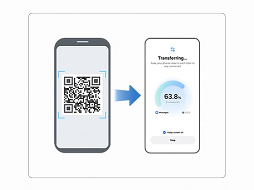 Einfach per QR-Code wechseln
