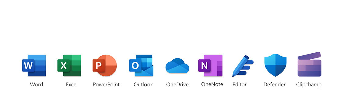 Microsoft Product Icons Top