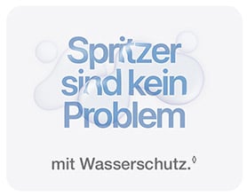 Spritzer sind kein Problem