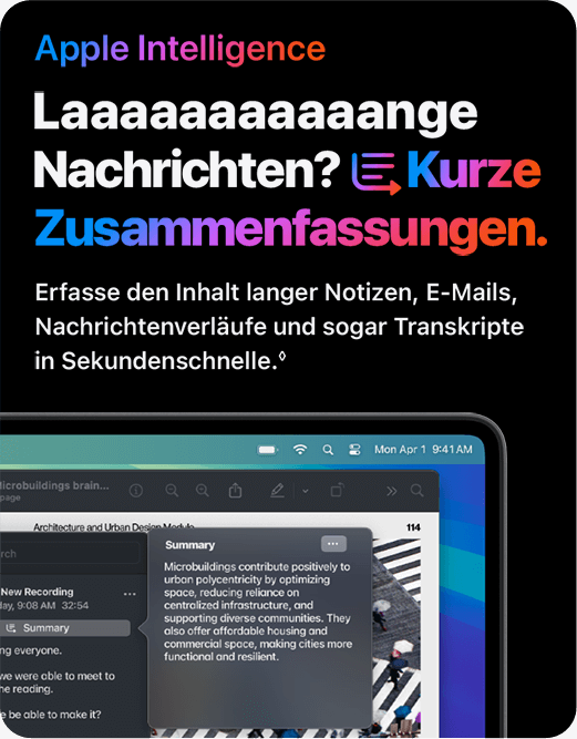 Apple Intelligence | Laaaaaaaaaaange Nachrichten? Kurze Zusammenfassungen.