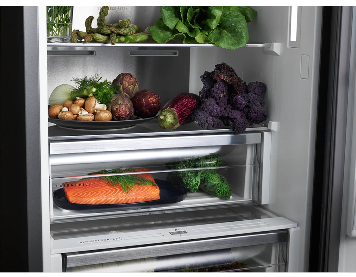 Ideal zur Lagerung von  Fisch, Fleisch und Käse