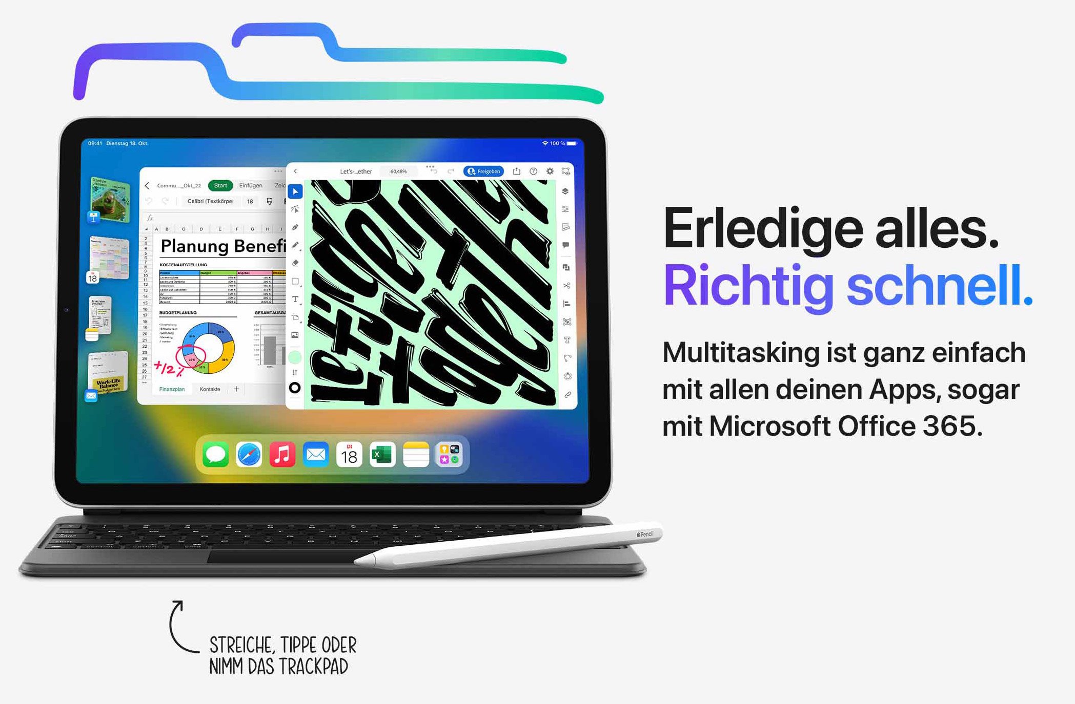 Erledige alles. Richtig schnell.