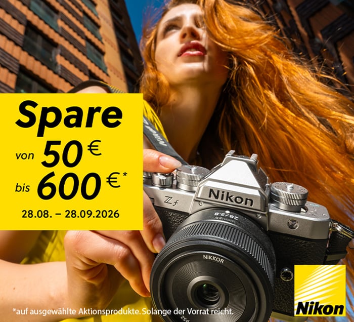 Nikon Spätsommer-Sofortrabatt
