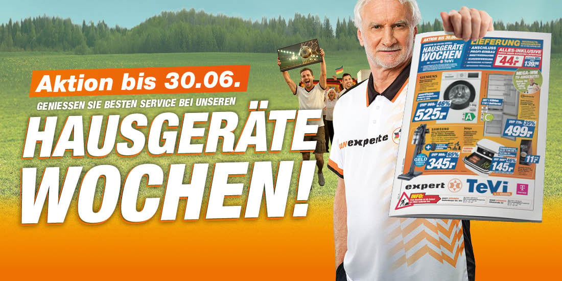 Hausgeräte Wochen bei expert TeVi
