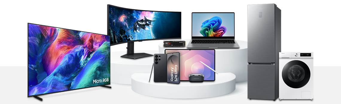 Produkte aus der Samsung Familie