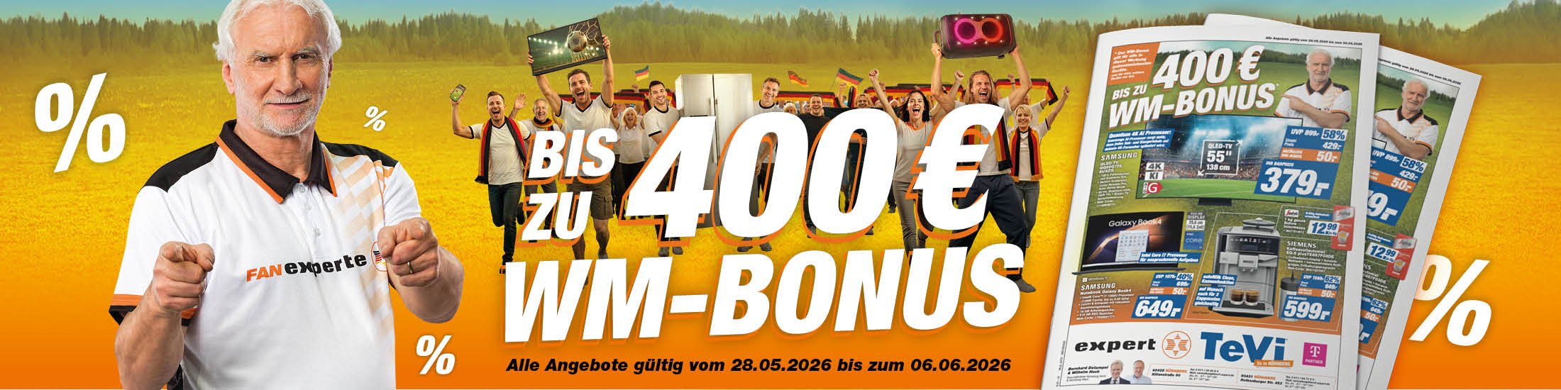 Bis zu 400 € WM-Bonus kassieren. Unsere aktuellen Angebote