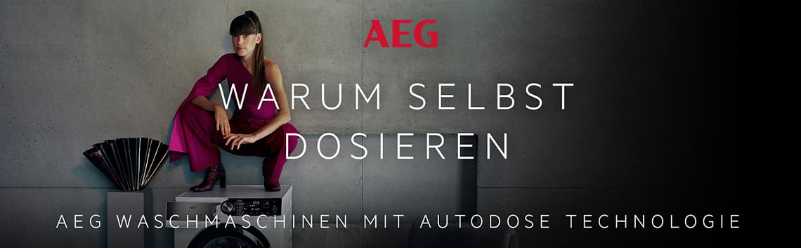 Warum selbst dosieren | AEG Waschmaschinen mit AutoDose Technologie