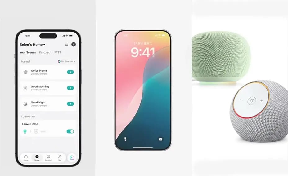 Midea SmartHome Szenen und Sprachsteuerung mit Smartphone und Smart Speaker