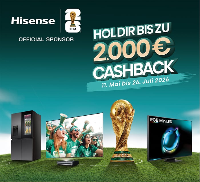Exklusive Hisense Deals zur WM 2026