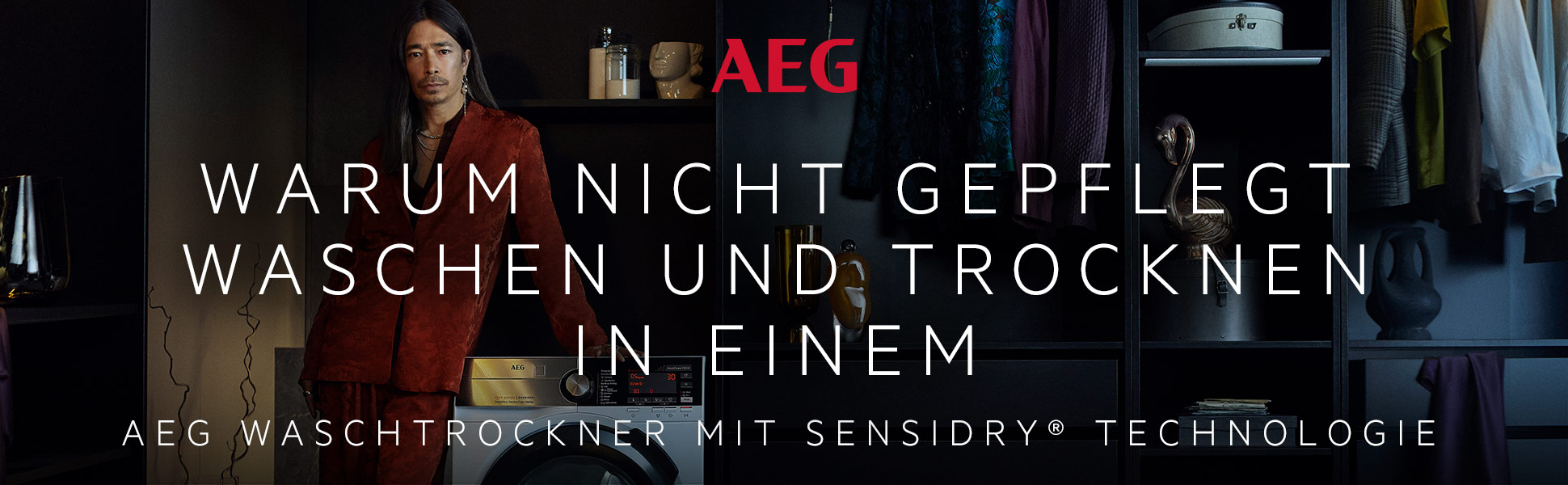 Warum nicht gepflegt waschen und trocknen in einem  | AEG Waschtrockner mit SensiDry® Technologie