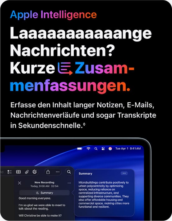 Laaaaaaaaaaange Nachrichten? Kurze Zusammenfassungen.