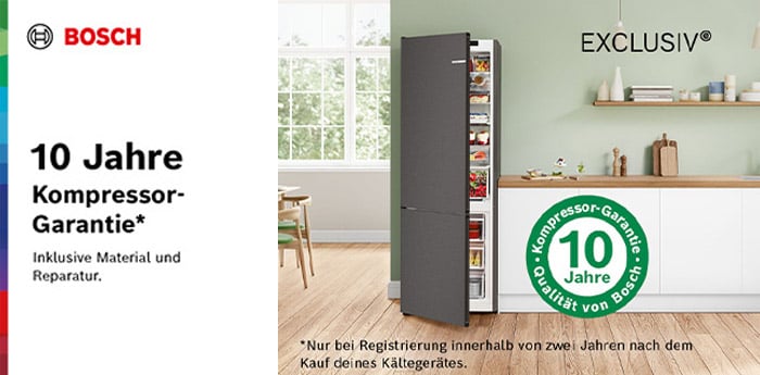 Bosch EXLCUSIV - 10 Jahre Kompressor-Garantie