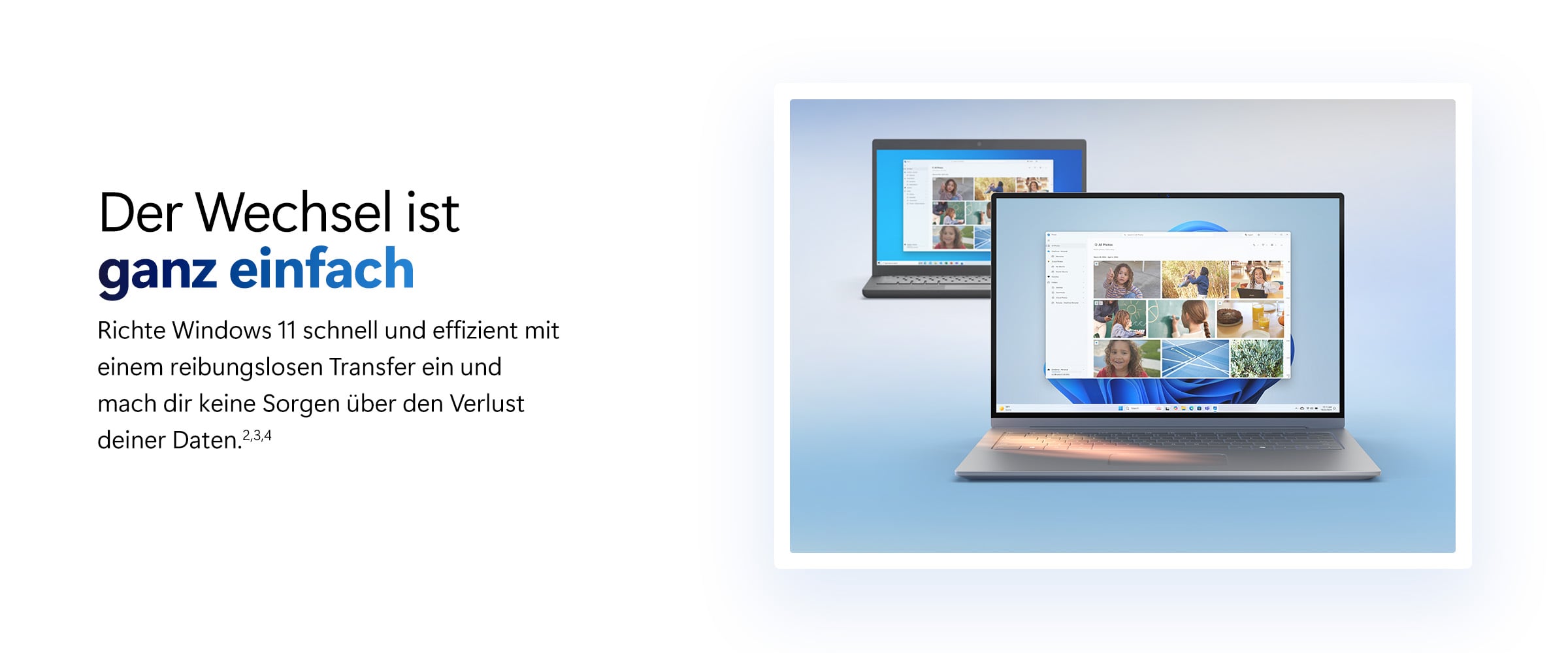 Einfacher Wechsel zu Windows 11 mit Datenübertragung