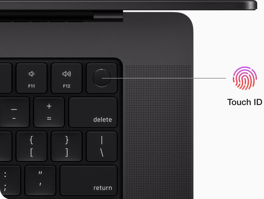 Magic Keyboard mit Touch ID.