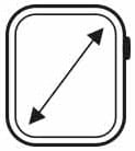 Fast 20 % größerer Display¬bereich und 40 % schmalere Ränder als bei der Apple Watch Series 6.