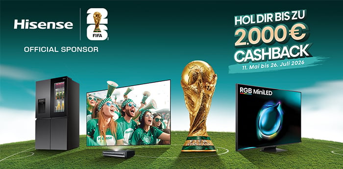 Exklusive Hisense Deals zur WM 2026
