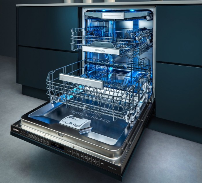 Siemens Geschirrspüler mit flexiblem Korbsystem