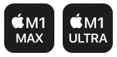 Apple M1 Max Chip oder Apple M1 Ultra Chip
