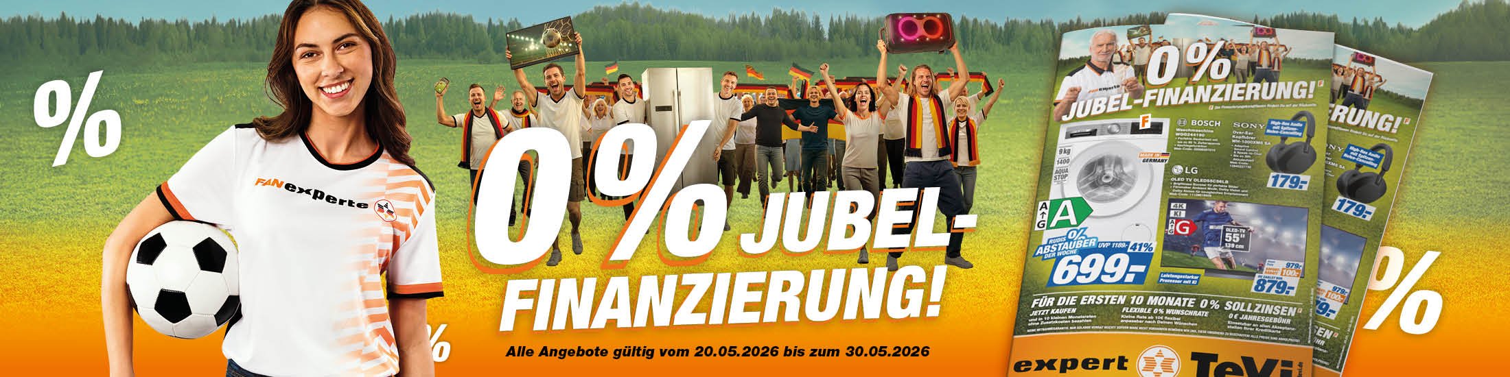 0% Jubel-Finanzierung - unsere aktuellen Angebote in dieser Woche