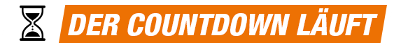 Der Countdown läuft Der Countdown läuft