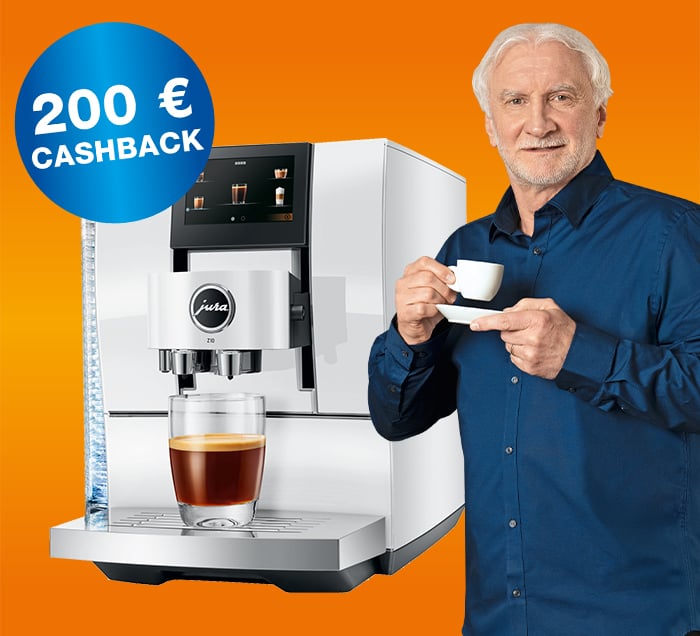 JURA Z10 Diamond White Kaffeevollautomat Jetzt 200 € Cashback sichern!