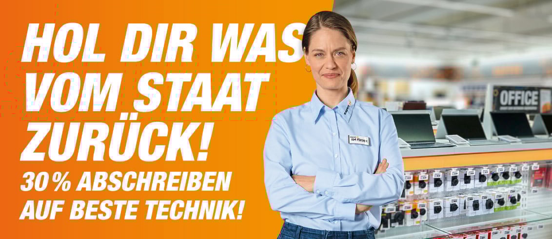 Hol Dir was vom Staat zurück! 30% abschreiben auf beste Technik!