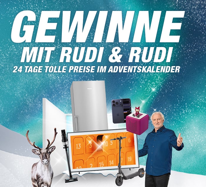 GEWINNE MIT RUDI UND RUDI 24 TAGE TOLLE PREISE IM ADVENTSKALENDER