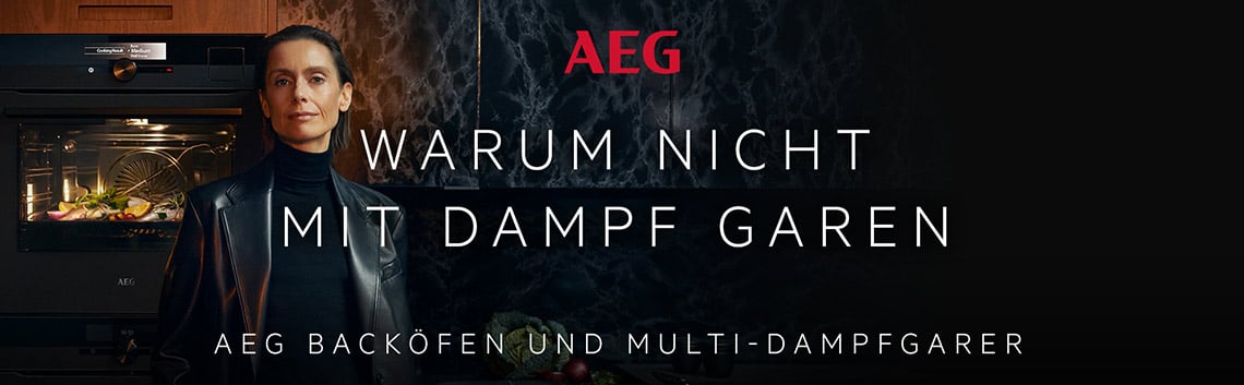 AEG | Warum nicht mit Dampf garen - AEG Backöfen und Multi-Dampfgarer