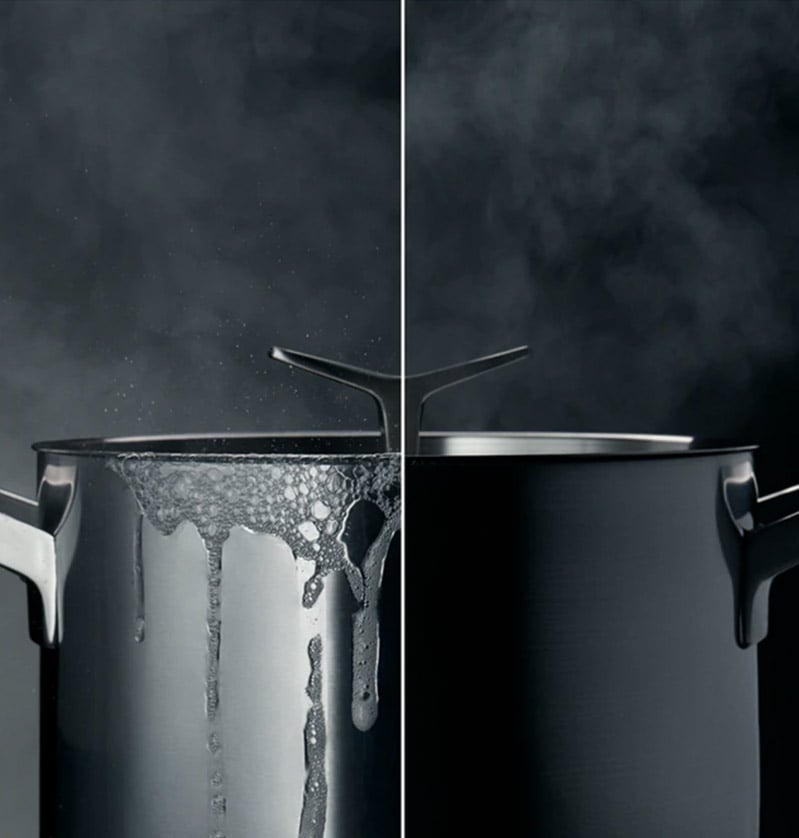 SenseBoil®: Kontrolliert das Wasserkochen. Spart Energie.