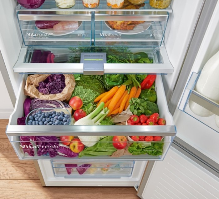 Bosch VitaFresh Fach mit frischem Obst und Gemüse