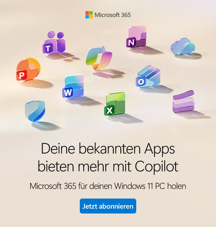 Microsoft 365 – Word, Excel, PowerPoint und weitere Apps mit Copilot-Unterstützung