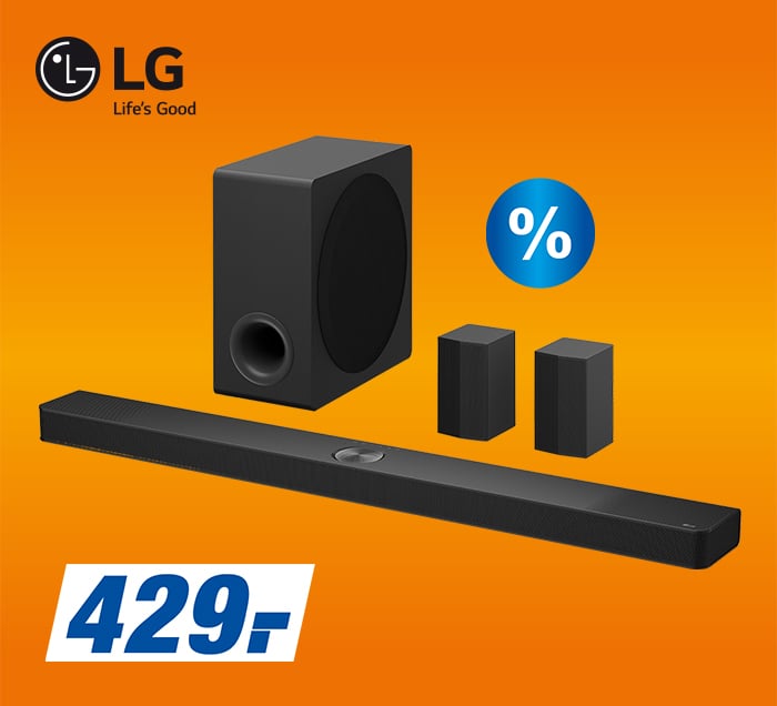 LG Soundbar mit Subwoofer DS90TR