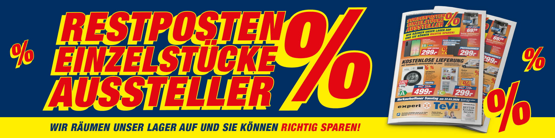 Restposten, Einzelstücke, Aussteller - unsere aktuellen Angebote