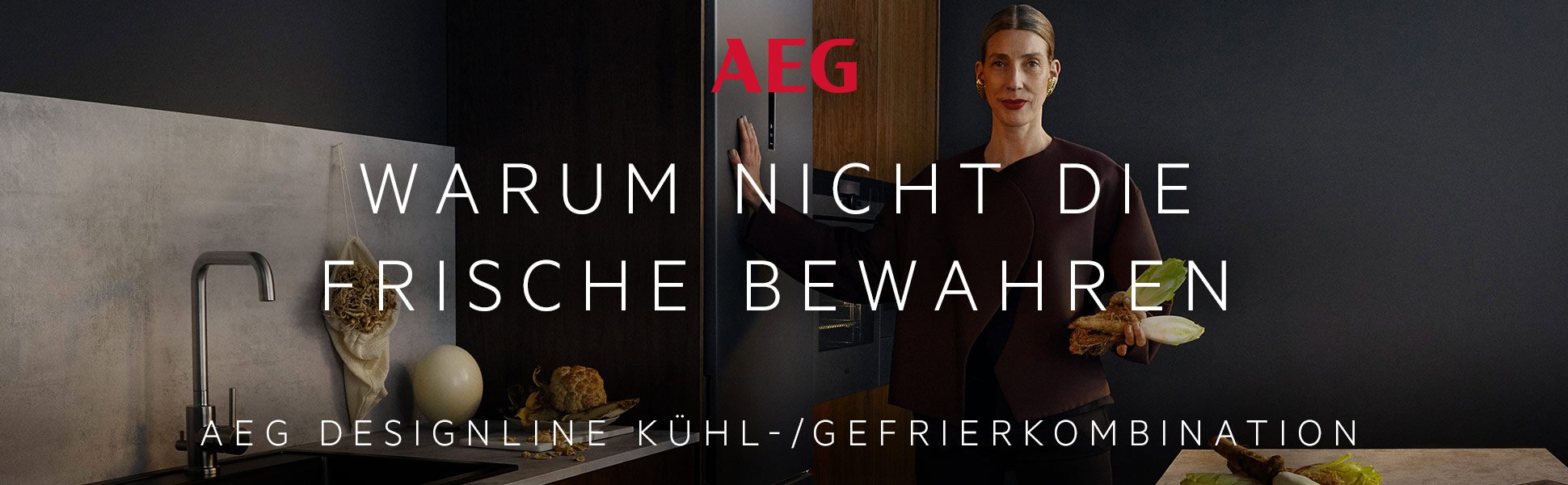 AEG | Warum nicht die Frische bewahren - AEG DesignLine Kühl-/Gefrierkombination