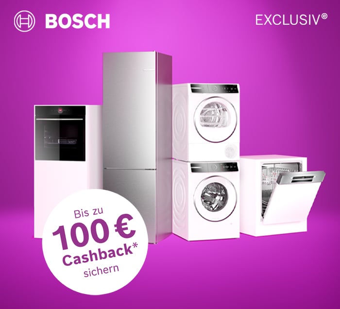 Bosch Qualität erleben und bis zu 100 € Cashback sichern!*
