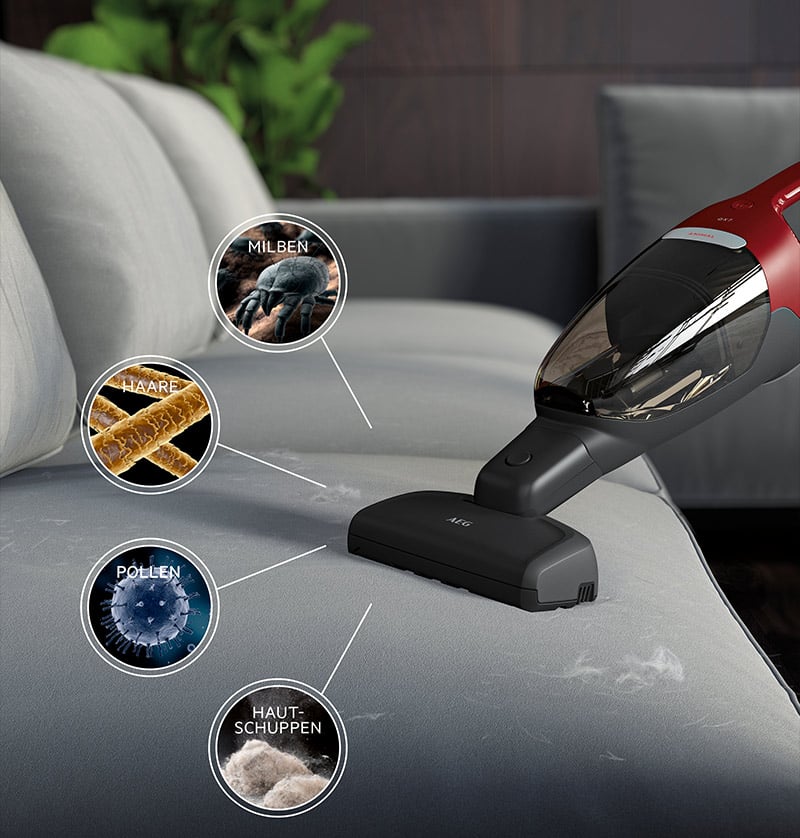 Hygienische Tiefenreinigung von Polstern