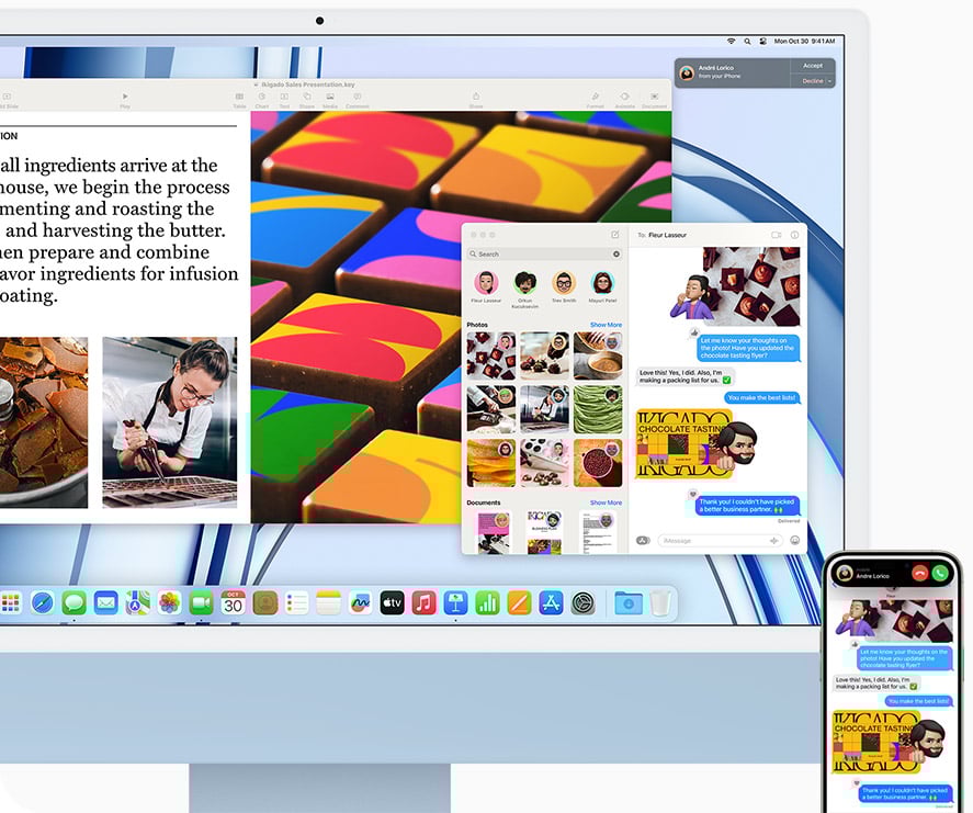 iMac + iPhone. Das Top Team.
