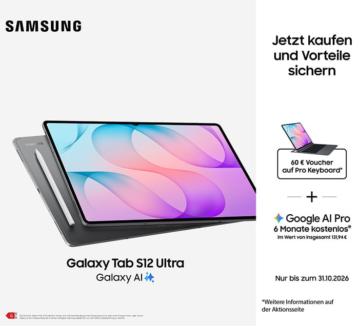 Samsung Tab S12 + Keyboard Cover